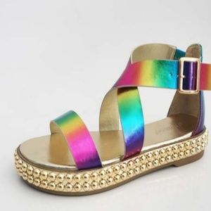 PREORDER RAINBOW SANDLES SHOES
